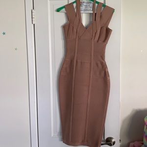 Women’s tan houseofcb dress